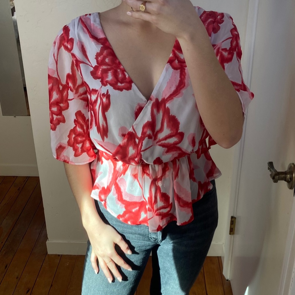 REVOLVE X House of Harlow Floral Top